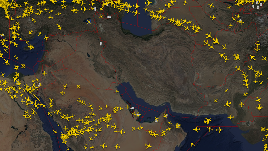 Airspace Closure Map War paralyzes Middle East skies: Airspace closed, thousands of flights ...